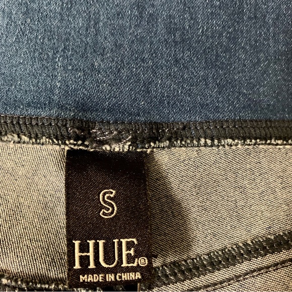 NWOT HUE Denim Leggings - Picture 4 of 12